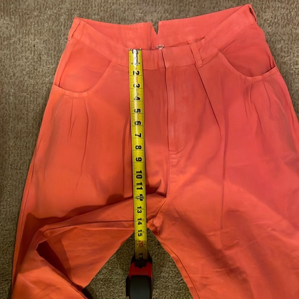 Free People Wide Leg Pants in Orange - Picture 13 of 15
